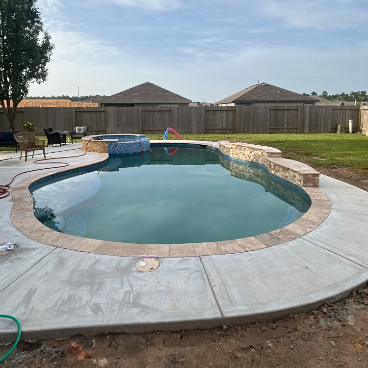 Pool and Patio Construction in Magnolia, TX